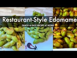 How to Prepare Frozen Edamame at Home the Perfect Restaurant Style || Easy & Quick Recipe