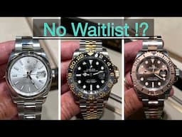 Rolex watch shopping in London – what models are now available to buy at ADs?