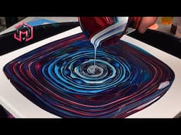 WOW! GORGEOUS!! Acrylic Pouring and Fluid Art for Therapy at Home