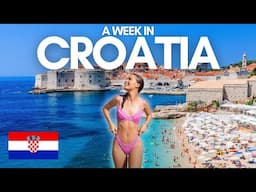 The most INCREDIBLE 8-DAY trip around Croatia😍🏖️🛥️ | Dubrovnik to Split