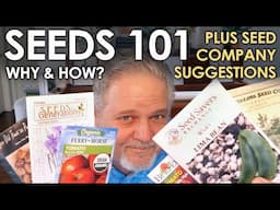 Gardening from Seeds 101 - Why & How & Where to buy? || Black Gumbo