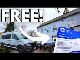 Fantastic River Trent Campervan Pub Stopover with FREE Camping!