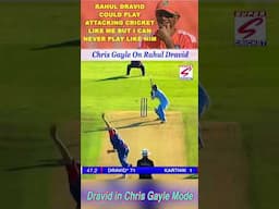 Rahul Dravid in Chris Gayle mode #shorts #rahuldravid