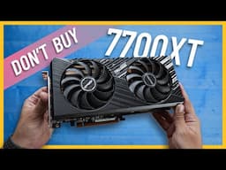 Don't buy a midrange GPU before watching this | AMD Radeon 7700xt Review