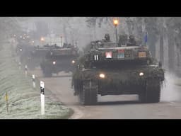 Leopard, Marder und Fuchs auf der Panzerringstraße TrÜbPl Bergen