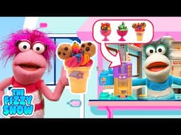 Fizzy & Inside Out 2 Pretend Play Food Truck With DIY Play Doh Ice Cream  | The Fizzy Show Videos