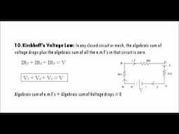 Kirchhoff's Voltage Law | DC Circuits | Basic Electrical Engineering | Rough Book