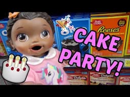 BABY ALIVE BAKES a CAKE....KINDA! The Lilly and Mommy Show! FUNNY KIDS SKIT!