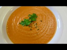 Deliciously CREAMY CARROT GINGER SOUP Recipe