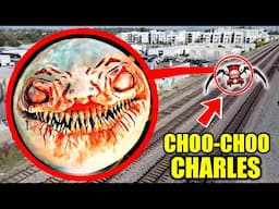 DRONE CATCHES CHOO-CHOO CHARLES IN REAL LIFE AT ABANDONED TRAIN STATION!! (HE CAME AFTER US!!)