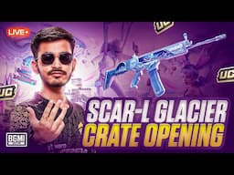 GLACIER SCAR-L CRATE OPENING! | BGMI SCRIMS AND CLASSIC LIVE | GODL ADMINO |