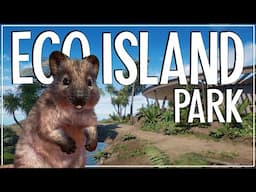 I Built a HUGE Quokka Habitat in Our Eco Island Park! | Planet Zoo