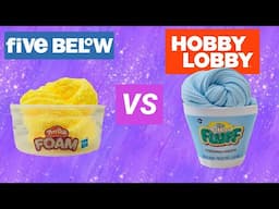 Five Below VS Hobby Lobby Slime REVIEW!!