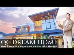 House Tour QC100 • "This House is truly MEANT TO BE our 100th Quezon City Tour!" •7BR House for Sale