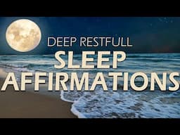 Powerfull Affirmations Before Sleep - Female Voice Sleep Meditation To Fall Asleep Faster (Looped)