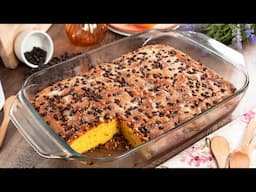 Bizcocho de Almendra con Naranja y Chocolate - Fácil y Delicioso