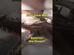 Just How Big Was Balerion the Dread? #gameofthrones