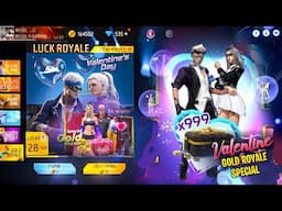 Valentine Special Gold Royale🥳🤯| Valentine Event free rewards february 2025 | New Event Free Fire