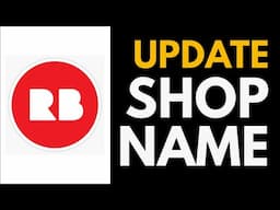 Redbubble: How To Edit Your Shop Name