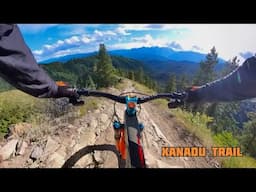 Ridge riding Xanadu trail | Tech and Exposure-MTB Leavenworth,WA