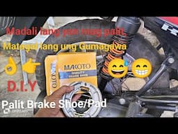 DIY Paano mag palit ng Brake Shoe/Pad sa Motor Kawasaki CT Bajaj