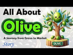 Learn English Through Story: Olive's Odyssey - A Journey from Grove to Market