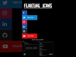 Floating Icons with CSS  #learnhtml5andcss3 #coding #webdesign #htmlcss #javascript #programming