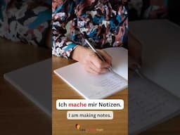 Everyday Activities in German | Tagesaktivitäten Deutsch | #learngerman | #shorts