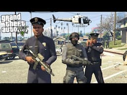 FRANKLIN JOINING A COP GANG in GTA 5!