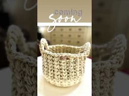 Crochet Basket Tutorial! #crochet #diy