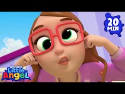 Lets Make Funny Faces In Class | Little Angel and Cocomelon Nursery Rhymes