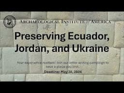 Advocacy Alert: Preserving Ecuador, Jordan, and Ukraine