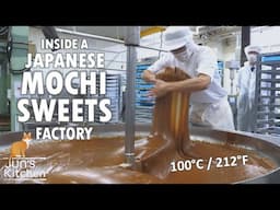 How Japanese mochi sweets are made (Kibi dango)