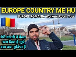 Company Accomodation for Factory Workers Romania | APARTMENT TOUR OF INDIAN FACTORY WORKERS IN Roman