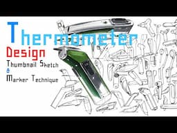 Product Design Sketch (Termometer)