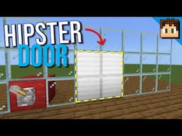 The HIPSTER DOOR! [Minecraft Bedrock 1.20] +Tutorial