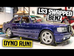 LS3 Swapped Mercedes First Dyno Run! - 6.2L Powered Benz Ep. 9