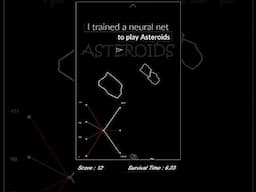 Asteroids with a Neural Net #Shorts