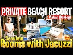 Malvan (Devbag) Private Beach 🏖️ Resort l Seaview Rooms Jacuzzi | Windmill Resort #malvan #devbag