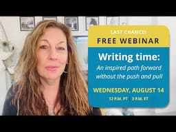 Free Webinar - Ready to create your self-published book? Make time for it!