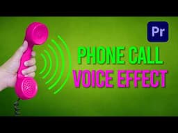 How To Make Audio Sound Like A PHONE CALL In Adobe Premiere Pro