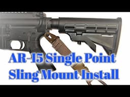 AR-15 Single Point Sling Mount