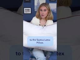 Saatva Latex Pillow Review - Is It The Best Pillow Of 2025?? #shorts