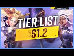 NEW TIER LIST for PATCH S1.2 - League of Legends