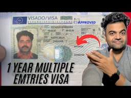 Spain 🇪🇸 one year multiple Entries Visa approved 😳| Spain visa process and ratio 2025