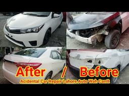 Toyota Corolla GLI 2016#project #Acciden#restoration#viral #Denting#painting#repairing