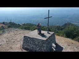 DJI Spark Drone Flying on a Mountain