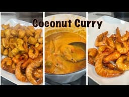 Quick Chicken & Shrimp Coconut Curry Recipe | simple Lunch ideas