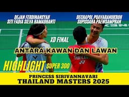 BETAPA AKRABNYA DI LAGA FINAL FERDINANSYAH/RAMADHANTI vs PUAVARANUKROH/PAEWSAMPRAN