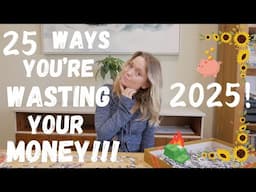 25 Ways you should STOP wasting MONEY in 2025! FRUGAL | BUDGET | INFLATION BUSTING TIPS! 🤑💰💷